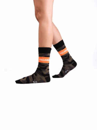 Calcetines de camuflaje de media caña