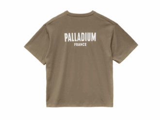 Camiseta unisex de algodón con el logotipo de Palladium Francia